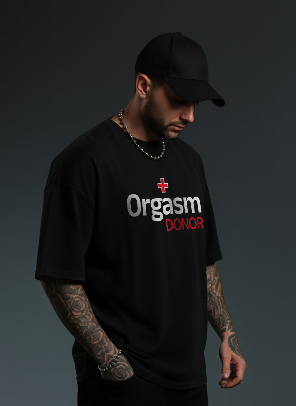 Orgasm Donor Oversized Tee