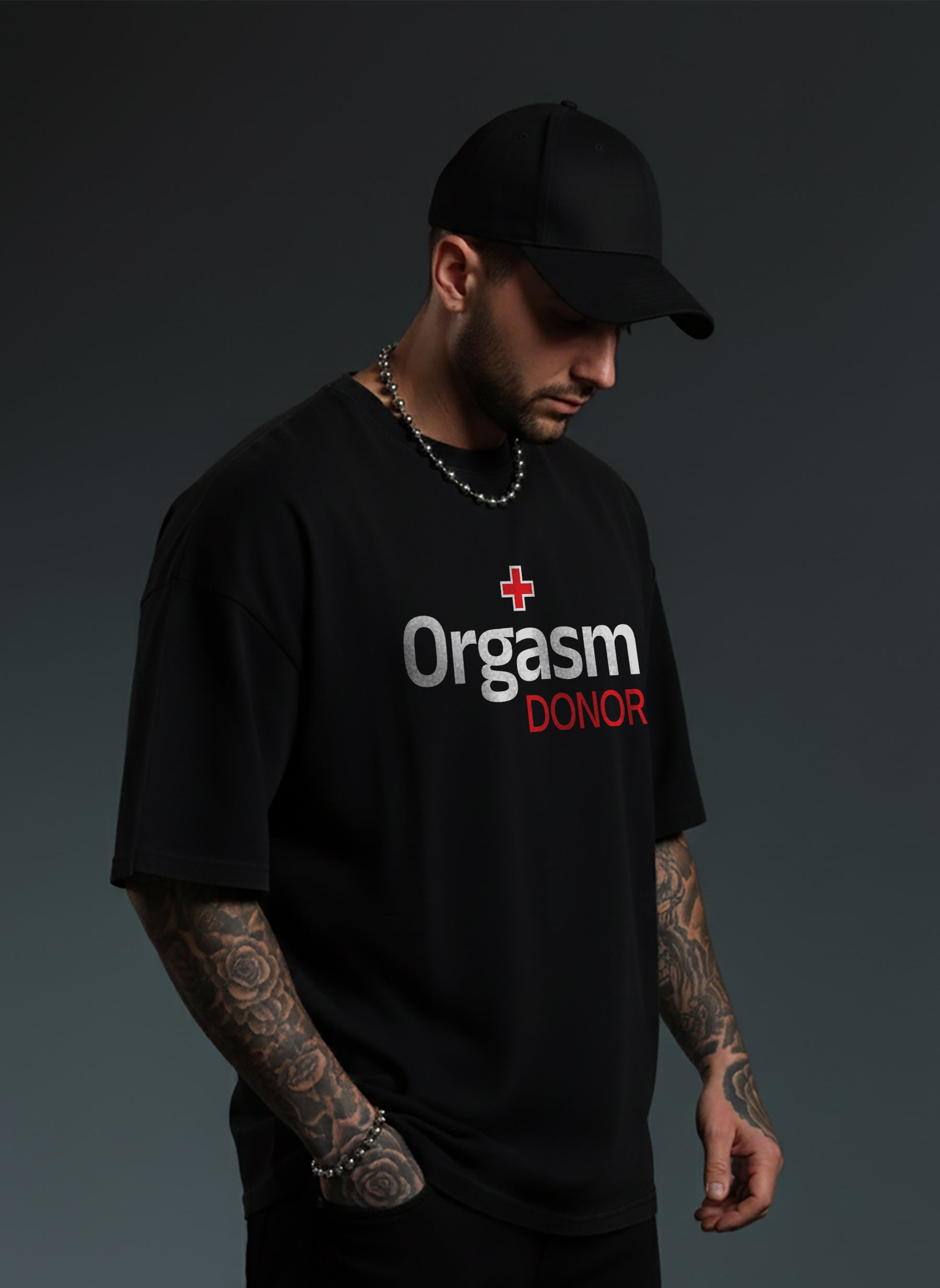 Orgasm Donor Oversized Tee