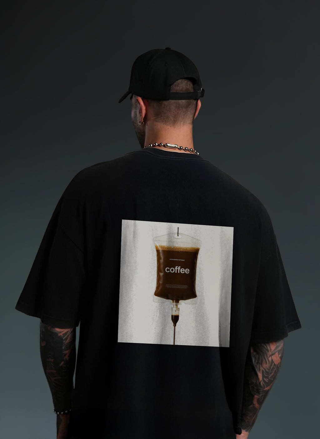 Coffee IV Drip Oversized Tee
